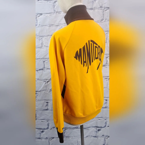 Vintage 80s Women's Track Jacket Athletic Summer Games Manitoba Canada 70s Large - Picture 7 of 15